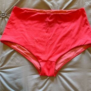 Victoria's Secret Bright Coral Bikini Bottom